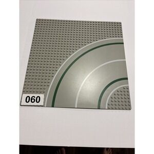 Vintage Lego Base Plate Gray Curved Turn Street Road 32 X 32 pegs